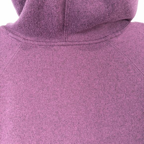 Eddie Bauer Radiator 2.0 Fleece Hooded Pullover Sweatshirt Womens Medium Purple - Picture 14 of 16
